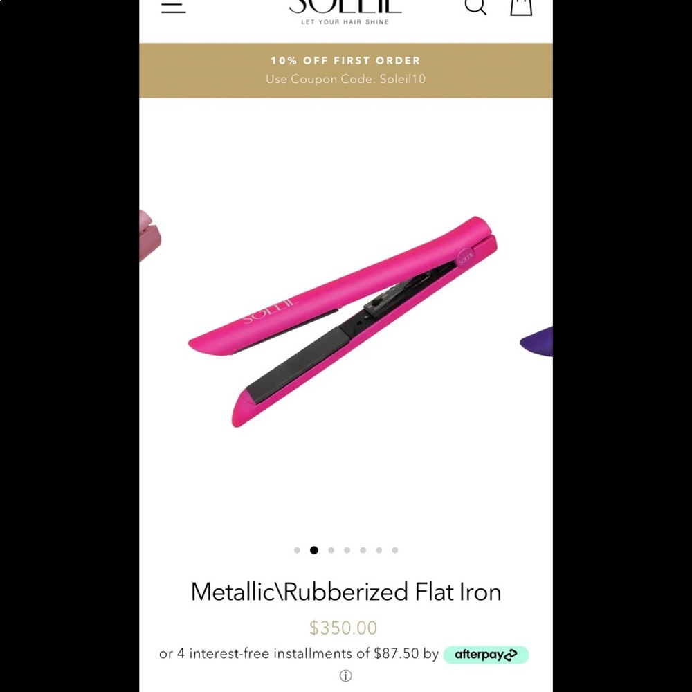Soleil flat iron